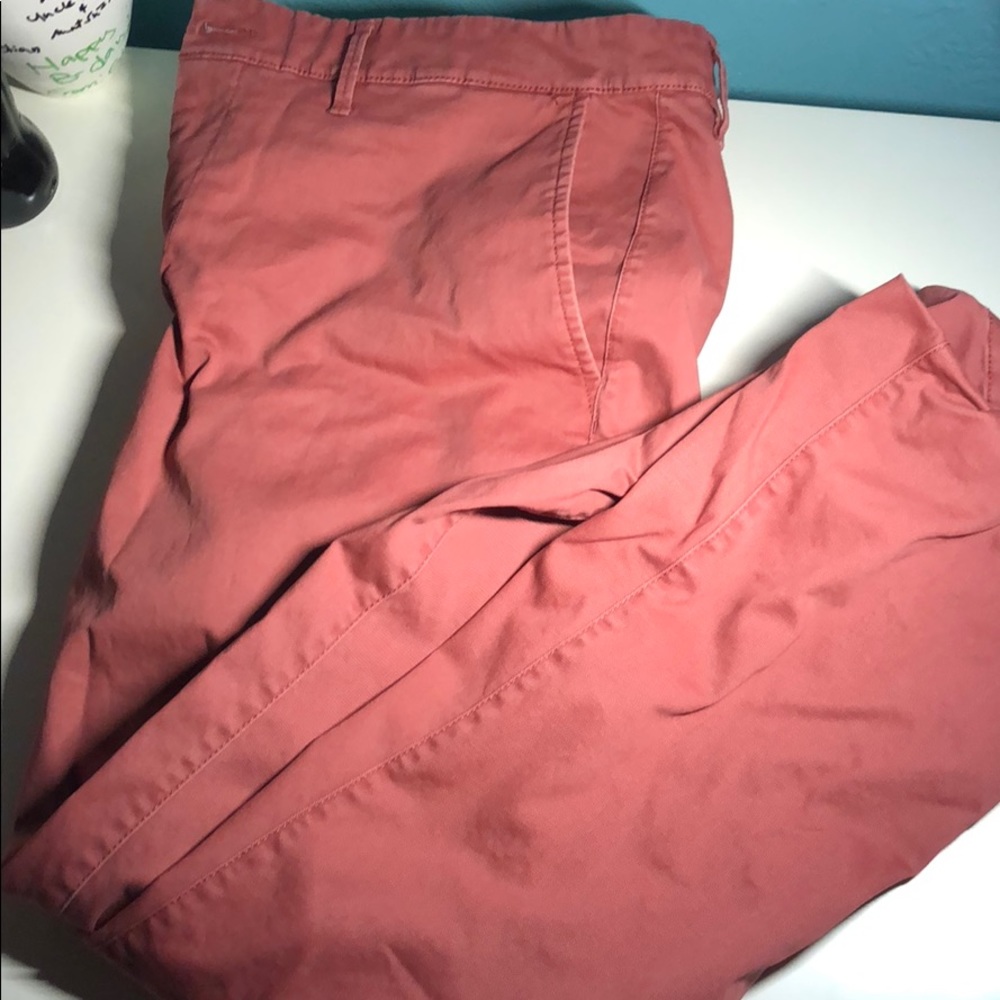 salmon chino pants men’s size 40